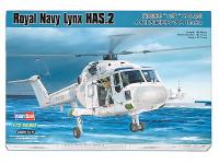 87236 HobbyBoss Противолодочный вертолёт Royal Navy Lynx HAS.2 (1:72)