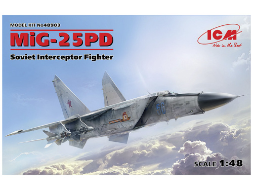 48903 ICM МиГ-25ПД, Советский истребитель-перехватчик (1:48)