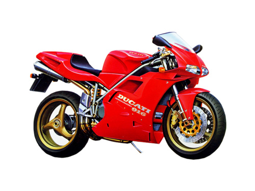 14101 Tamiya Мотоцикл Ducati Desmosedici (1:12)