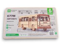 Конструктор из дерева. 677М автобус, 1:43. Baumi 12106