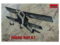 Rod452 Roden Немецкий биплан Heinkel He-51 B-1 (1:32)