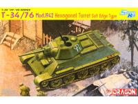 6424 Dragon Советский танк T-34/76 образца 1942 года (Штампованная башня) (1:35)