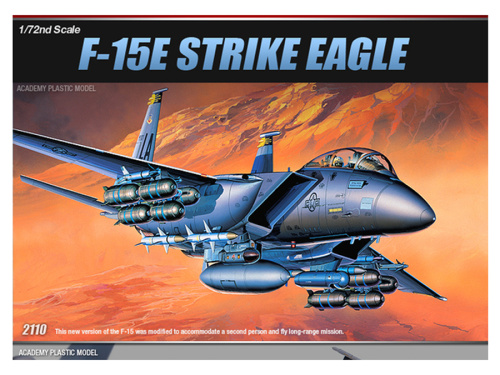 12478 Academy Американский истребитель-бомбардировщик F-15E Strike Eagle (1:72)