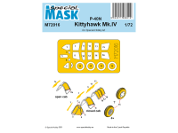M72016 Special Hobby Набор окрасочных масок на модель P-40N/Kittyhawk Mk.IV (1:72)