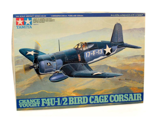61046 Tamiya Американский истребитель C.V.F4U-1/2 Bird Cage Corsair (1:48)