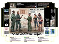 35185 Master Box "Где-то в Сайгоне". Серия война во Вьетнаме (1:35)