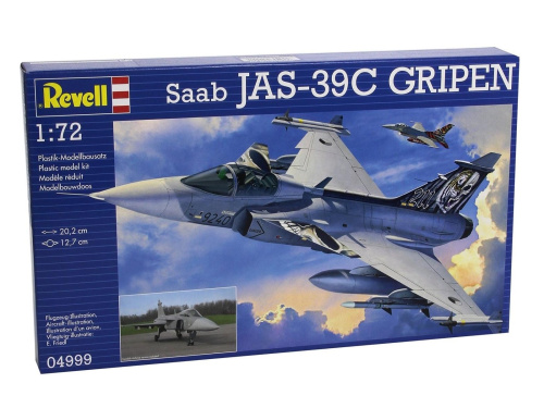 04999 Revell Шведский истребитель Saab JAS-39 Gripen (1:72)