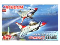 162714 Freedom Model Kits Набор самолётов Thunderbirds USAF F-16C+F-16D