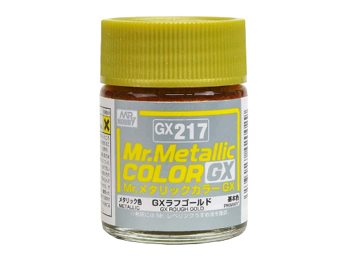GX217 Mr.Hobby Mr.Metallic Color GX: Металлик цвета грубого золота, 18 мл.