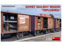 35300 MiniArt Советский железнодорожный вагон “ТЕПЛУШКА” (1:35)