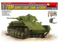 35194 MiniArt Советский легкий танк Т-70М с экипажем (специальная серия) (1:35)