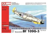 AZ7607 AZ Model Немецкий истребитель Messerschmitt Bf-109 G-3 (1:72)