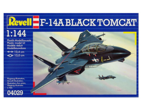 04029 Revell Многоцелевой истребитель F-14A Black Tomcat (1:144)