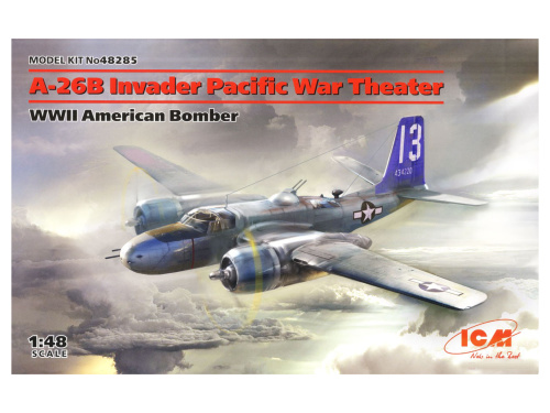 48285 ICM Американский бомбардировщик A-26В Invader На Тихоокеанском театре (1:48)