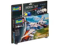 63941 Revell Подарочный набор. Истребитель-бомбардировщик F-4J Phantom II (1:72) 63941 Revell Подарочный набор. Истребитель-бомбардировщик F-4J Phantom II (1:72)