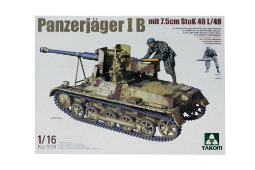 1018 Takom Немецкая противотанковая САУ Panzerjager I B (1:16)