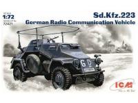72421 ICM Sd.Kfz.223, германский бронеавтомобиль радиосвязи (1:72)
