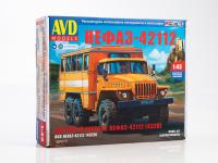 1398 AVD Models Вахтовый автобус НЕФАЗ-42112 (4320) (1:43)