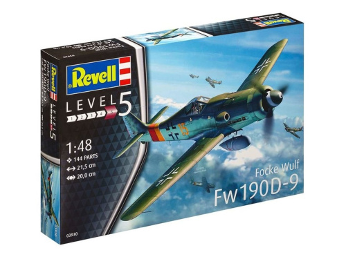 03930 Revell Немецкий истребитель Focke Wulf Fw 190 D-9 (1:48)