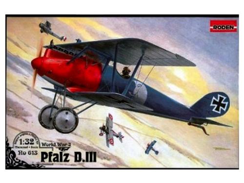 Rod613 Roden Немецкий истребитель Pfalz D.III (1:32)