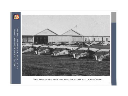 D32-007 Copper State Models Декали Nieuport XVII, персональная маркировка Джованни Сабелли (1:32)