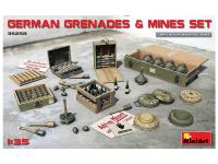 35258 MiniArt Набор Немецких гранат с минами (1:35)