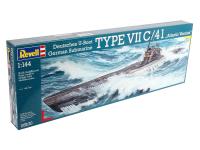 05100 Revell Немецкая подводная лодка TYPE VII C/41 Atlantic Version (1:144)