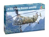 2774 italeri Военно-транспортный вертолёт H-21C "Flying Banana" Gunship (1:48)