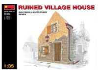 35520 MiniArt Разрушенный деревенский дом (1:35)