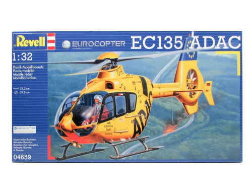 04659 Revell Американский вертолет Eurocopter EC135 ADAC (1:32)