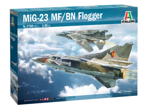 2798 Italeri Советский истребитель МиГ-23 MF/BN Flogger (1:48)