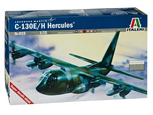 015 Italeri Американский грузовой самолет C-130 E/H Hercules (1:72)