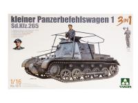 1017 Takom Немецкий командирский танк Kleiner Panzerbefehiswagen 1. Sd.Kfz.265 (1:16)