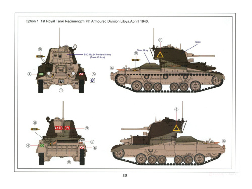 35GM0003 Gecko Models Британский крейсерский танк Mk. I, A9 Mk.1 (1:35)