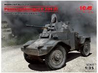 35374 ICM Panzerspahwagen P 204 (f), Германский бронеавтомобиль ІІ МВ (1:35)