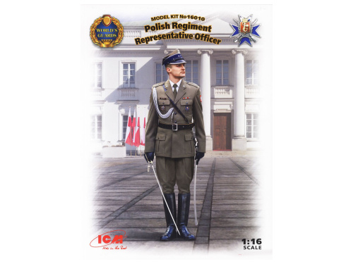 16010 ICM Миниатюра, Офицер Польского представительского полка (1:16)