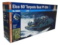 5602 Italeri Американский торпедный катер Elco I80 Torpedo Boat Pt-596 Prm Edition (1:35)