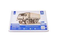Конструктор из дерева. КАМАЗ-53501 бортовой с тентом. Baumi 11027
