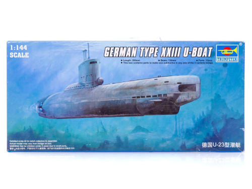 05908 Trumpeter Немецкая подводная лодка Type XXIII U-Boat (1:144)