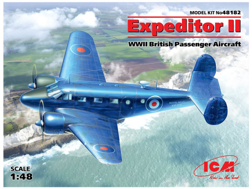 48182 ICM Британский пассажирский самолет Expeditor II (1:48)