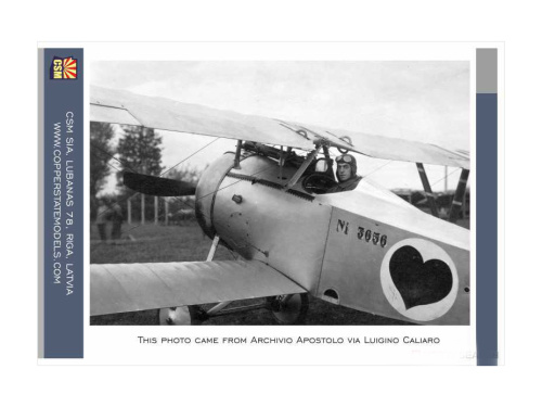 D32-006 Copper State Models Декали Nieuport XVII, Serg. Персональная маркировка E. Luit (1:32)