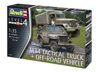 03260 Revell Американские тактический грузовик М34 и внедорожник "Виллис" (1:35)