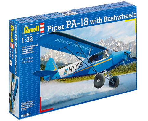 04890 Revell Американский самолет Piper PA-18 (1:32)