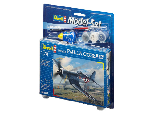 63983 Revell Подарочный набор с моделью истребителя Vought F4U-1D Corsair (1:72)
