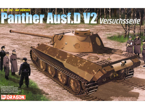 6830 Dragon Немецкий танк Panther Ausf.D V2 Versuchsserie (1:35)