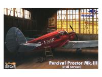 DW48016 Dora Wings Самолет Percival Proctor MK.III (гражданская служба) (1:48)