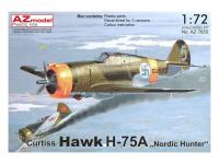 AZ7655 AZ Model Истребитель Curtiss Hawk H-75A "Nordic Hunter" (1:72)