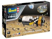 03700 Revell Подарочный набор. Аполлон 11, модули "Колумбия" и "Орёл" (1:96)