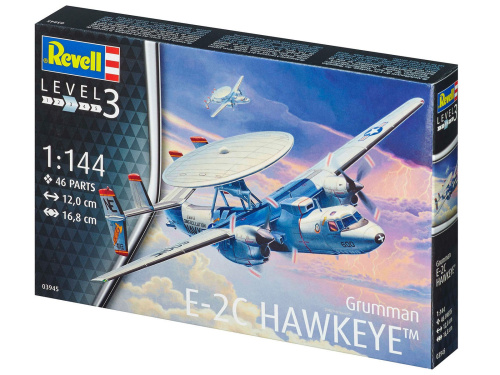 03945 Revell Американский палубный самолет Grumman E-2 Hawkeye (1:144)