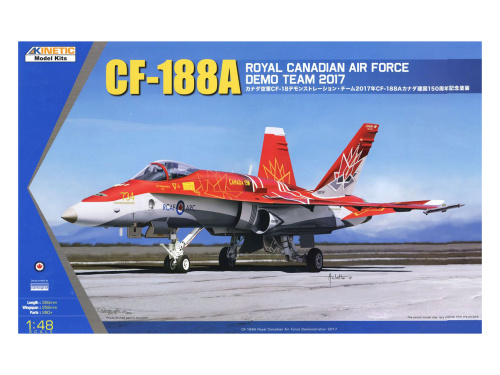 K48070 Kinetic Истребитель ВВС Канады CF-188A RCAF DEMO 2017 (1:48)